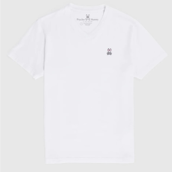 Psycho Bunny Mens Classic V Neck Tee Brand New! - Picture 4 of 5
